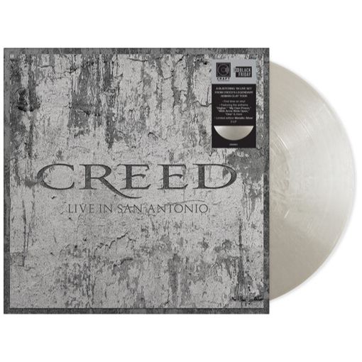CREED – LIVE IN SAN ANTONIO 11/14/1999 (METALLIC SILVER VINYL) (RSD BLACK FRIDAY 2025) - LP •