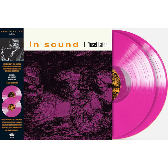 #3904【希少名盤】Yusef Lateef ユセフ・ラティーフ LPレコード YUSEF LATEEF – LOST IN SOUND MONO & STEREO (180 GRAM CLEAR MAGENTA