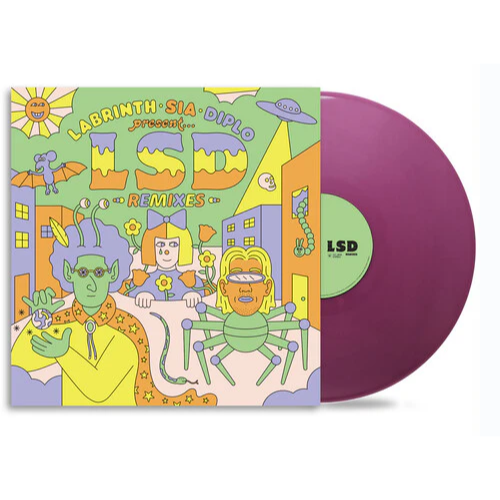 LSD – LABRINTH, SIA & DIPLO PRESENTS... LSD THE REMIXES (PURPLE VINYL) (RSD BLACK FRIDAY 2024) - LP •