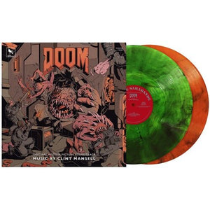 MANSELL,CLINT  – DOOM - O.S.T. (GREEN & ORANGE SMOKE DOOMGUY) - LP •