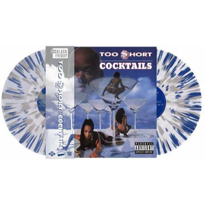 TOO $HORT – COCKTAILS (CLEAR WITH BLUEJAY & SILVER SPLATTER) (RSD BLACK FRIDAY 2024) - LP •