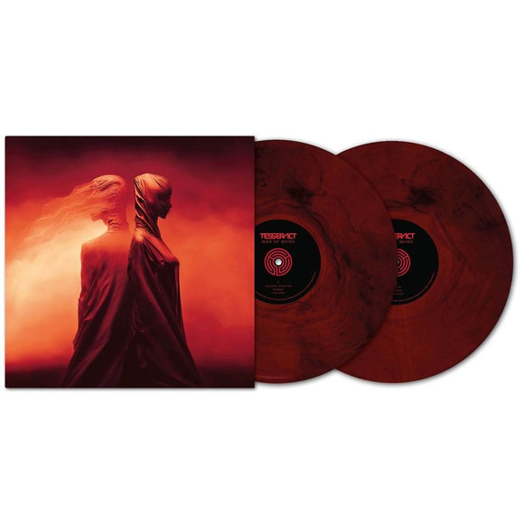 TESSERACT – WAR OF BEING - TOUR EDITION (RED & BLACK MARBLE) - LP •