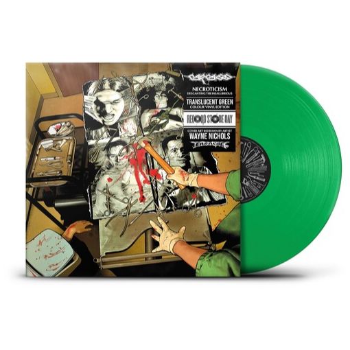 CARCASS – NECROTICISM - DESCANTING THE INSALUBRIOUS (TRANSLUCENT GREEN) (RSD25) - LP •