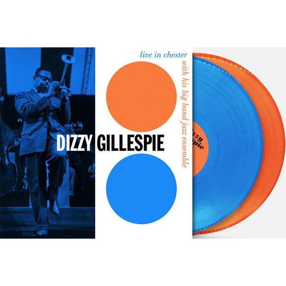 DIZZY GILLESPIE – LIVE IN CHESTER 1957 (ORANGE & BLUE VINYL - RSD ESSENTIALS) LP <br>PREORDER out 10/18/2024 •