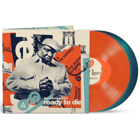 NOTORIOUS B.I.G. – READY TO DIE (BLUE & ORANGE VINYL 30TH ANNIVERSARY) - LP •