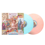 JOHNSTON,DANIEL – ARTISTIC VICE (LIGHT BLUE / PEACH SWIRL) - LP •