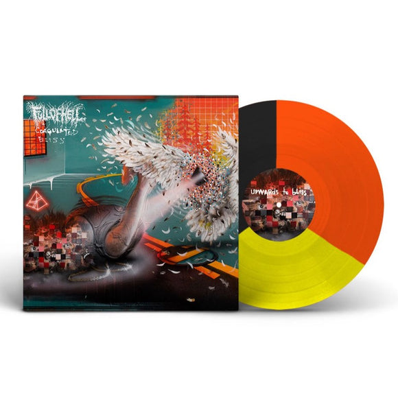 FULL OF HELL – COAGULATED BLISS (ORANGE BLACK AND YELLOW TRICOLOR) - LP •