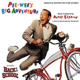 ELFMAN,DANNY – PEE-WEE'S BIG ADVENTURE / BACK TO SCHOOL (ORIGINAL SCORES) (RED VINYL) - LP •
