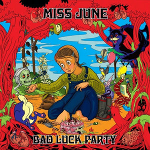 MISS JUNE – BAD LUCK PARTY (BLUE) - LP •