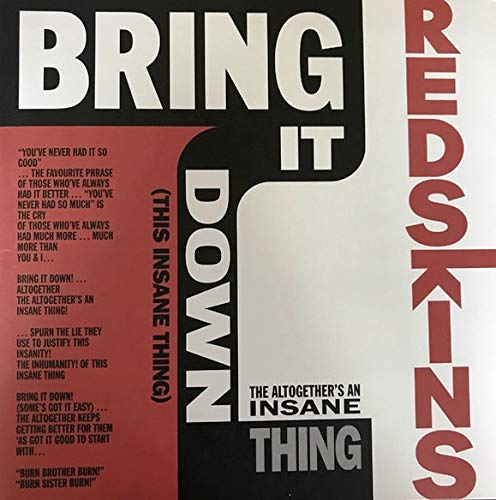 REDSKINS – RSD BRING IT DOWN (THIS CH - 10 INCH •