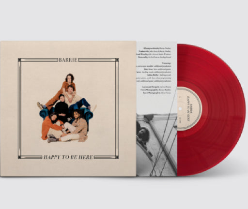 BARRIE – HAPPY TO BE HERE (RED) - LP •
