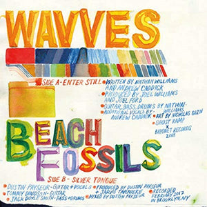 WAVVES/BEACH FOSSILS – ENTER STILL / SILVER - 7" •