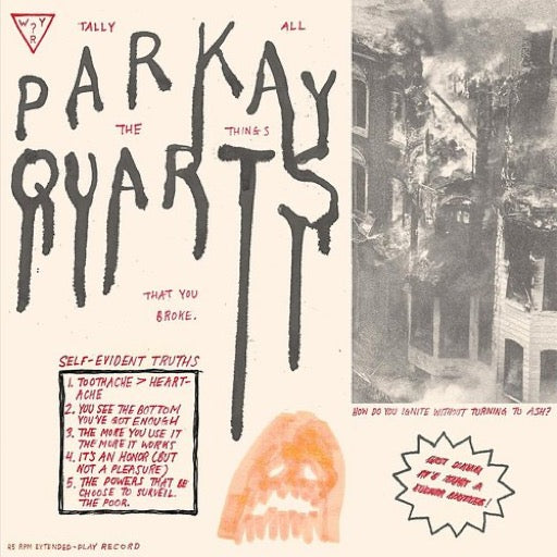 PARQUET COURTS – TALLY ALL THE THINGS THAT YOU BROKE - LP •