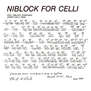 NIBLOCK,PHILL – NIBLOCK FOR CELLI / CELLI PLAY - LP •