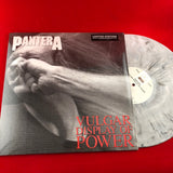 PANTERA – VULGAR DISPLAY OF POWER (WHITE & TRUE METAL GRAY MARBLED VINYL) - LP •