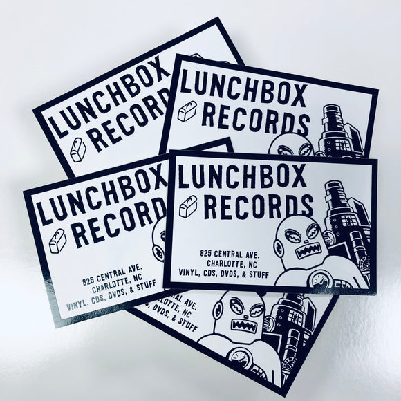 Lunchbox Robot Logo Sticker