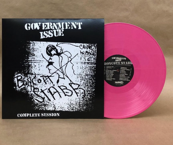 GOVERNMENT ISSUE – BOYCOTT STABB COMPLETE SESSION (PINK VINYL) - LP •