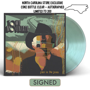 TOWN MOUNTAIN – LINES IN THE LEVEE (NC STORE EXCLUSIVE - COKE BOTTLE GREEN - AUTOGRAPHED) - LP •