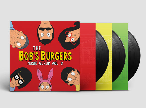 BOB'S BURGERS (GATEFOLD) – BOB'S BURGERS MUSIC ALBUM VOL. 2 (3LP) - LP •
