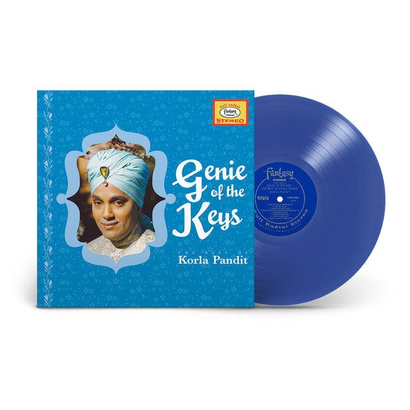 PANDIT,KORLA – GENIE OF THE KEYS: THE BEST OF KORLA PANDIT (BLUE VINYL)  (RSD BLACK FRIDAY 2022) - LP •