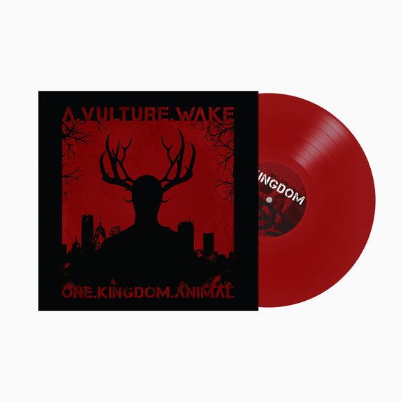 A VULTURE WAKE – ONE.KINGDOM.ANIMAL (BLOOD RED) - LP •