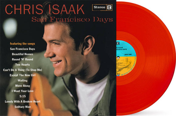 ISAAK,CHRIS – SAN FRANCISCO DAYS (RED VINYL RSDESSNTIAL) - LP •