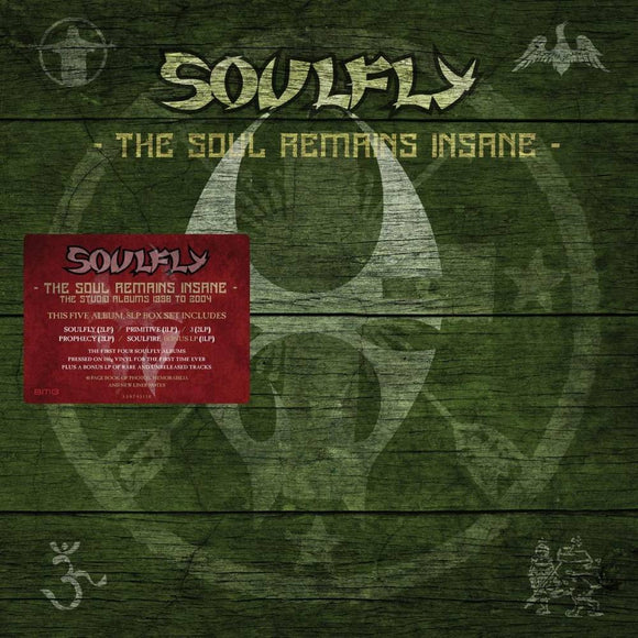 SOULFLY – SOUL REMAINS INSANE: STUDIO ALBUMS 1998 TO 2004 (8 LP BOX SET) - LP •