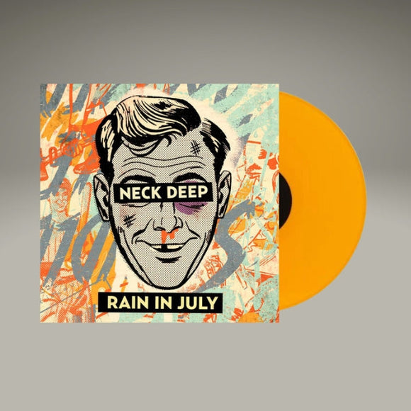 NECK DEEP – RAIN IN JULY: 10TH ANNIVERSARY (ORANGE VINYL) - LP •