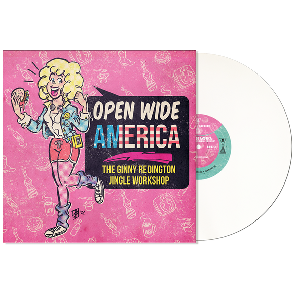 REDINGTON,GINNY – OPEN WIDE AMERICA: GINNY (WHITE VINYL) - LP •