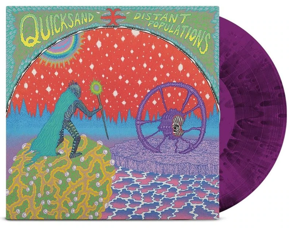 QUICKSAND – DISTANT POPULATIONS [Indie Exclusive Limited Edition Purple Cloudy LP] - LP •