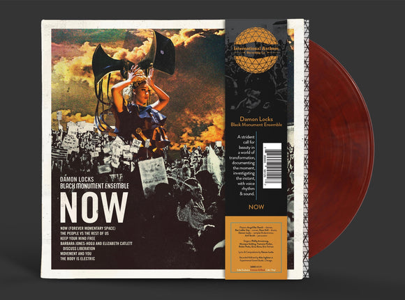 LOCKS,DAMON & BLACK MONUMENT ENSEMBLE – NOW [Indie Exclusive Limited Edition Crimson & Black LP] - LP •