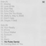 SYLVAN ESSO – NO RULES SANDY (BLACK VINYL) - LP •