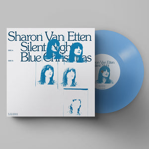 VAN ETTEN,SHARON – SILENT NIGHT / BLUE CHRISTMAS (CLEAR BLUE) - 7" •