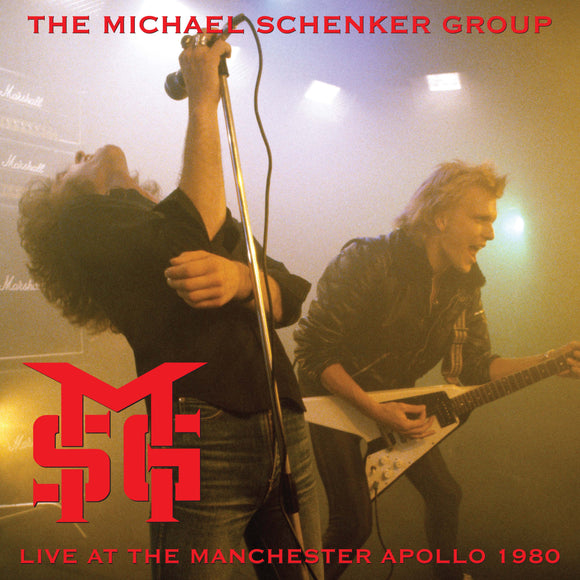 MICHAEL SCHENKER GROUP – LIVE IN MANCHESTER 1980 (RED VINYL) (RSD21) - LP •
