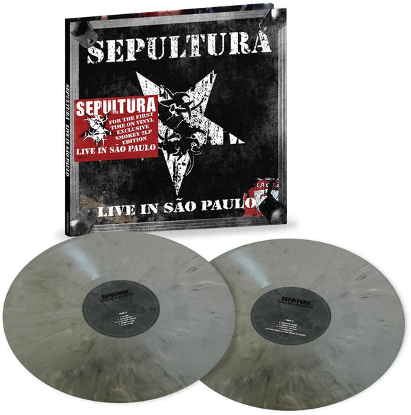 SEPULTURA – LIVE IN SAO PAULO (SMOKEY COLORED) - LP •