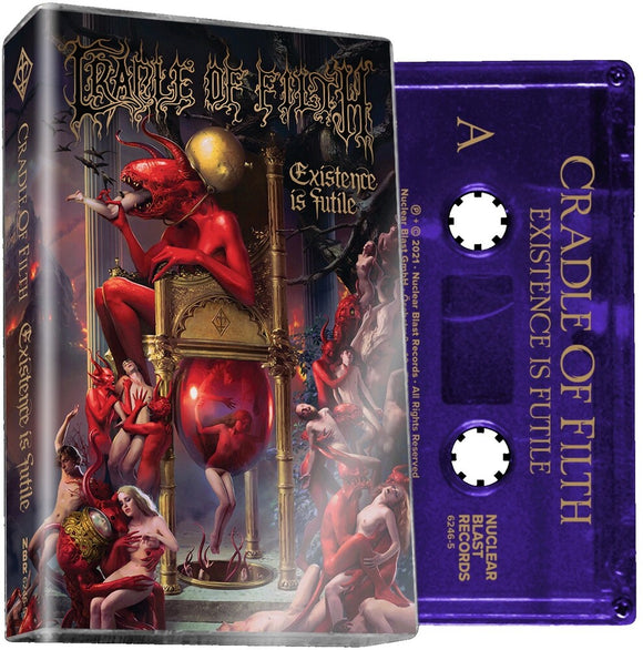 CRADLE OF FILTH – EXISTENCE IS FUTILE (PURPLE SHELL) - TAPE •