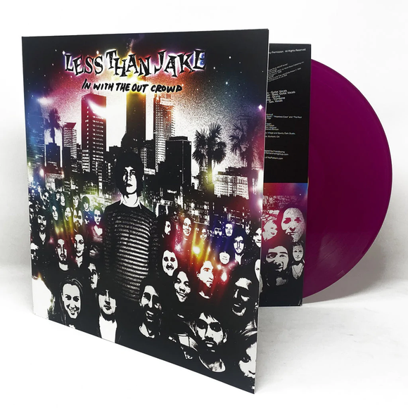 LESS THAN JAKE – IN WITH THE OUT CROWD (GRAPE VINYL) - LP •