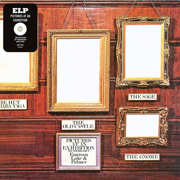 EMERSON LAKE & PALMER – PICTURES AT AN EXHIBITION (WHITE VINYL) - LP •