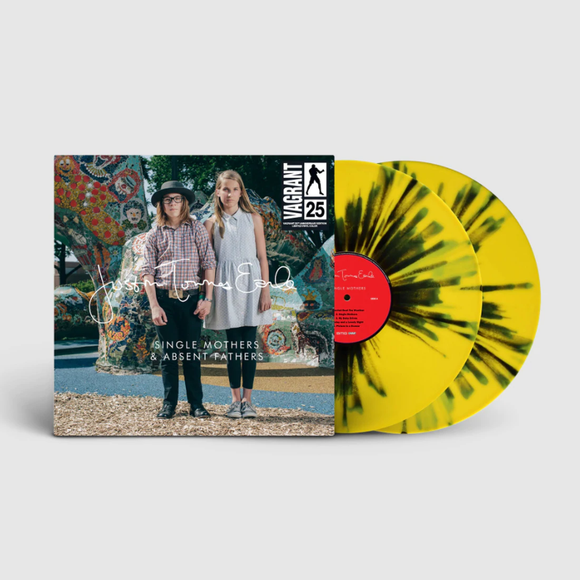EARLE,JUSTIN TOWNES – SINGLE MOTHERS / ABSENT FATHERS (YELLOW W/GREEN & BLACK SPLATTER) - LP •