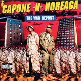CAPONE-N-NOREAGA – WAR REPORT (CLEAR VINYL WITH RED & BLUE SPLATTER) - LP •