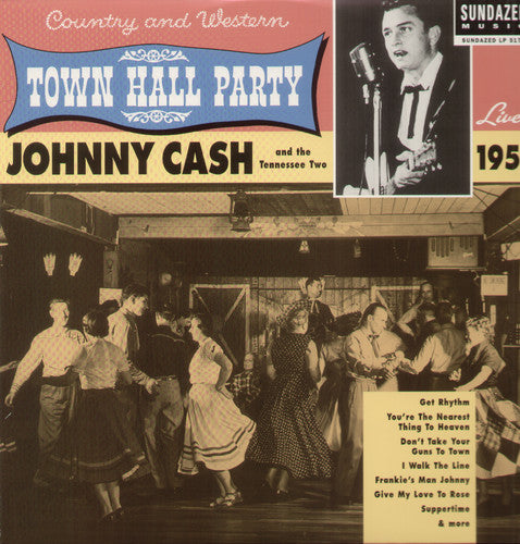 CASH,JOHNNY – LIVE AT TOWN HALL PARTY 1958 - LP •