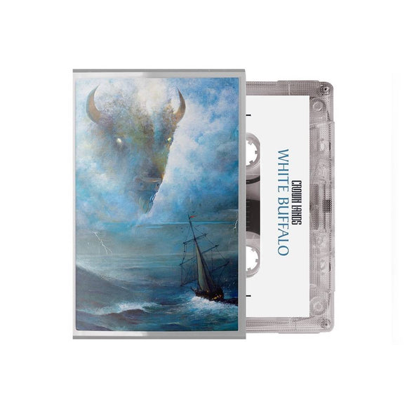 CROWN LANDS – WHITE BUFFALO (COLORED CASSETTE) (GRAY) - TAPE •