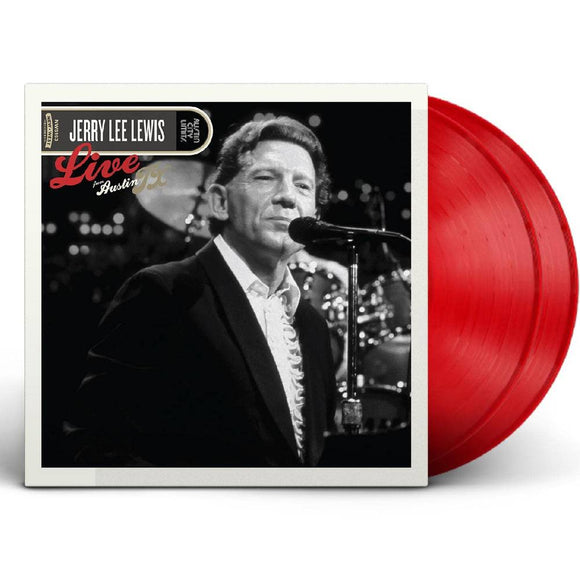 LEWIS,JERRY LEE – LIVE FROM AUSTIN TX (RED VINYL) - LP •