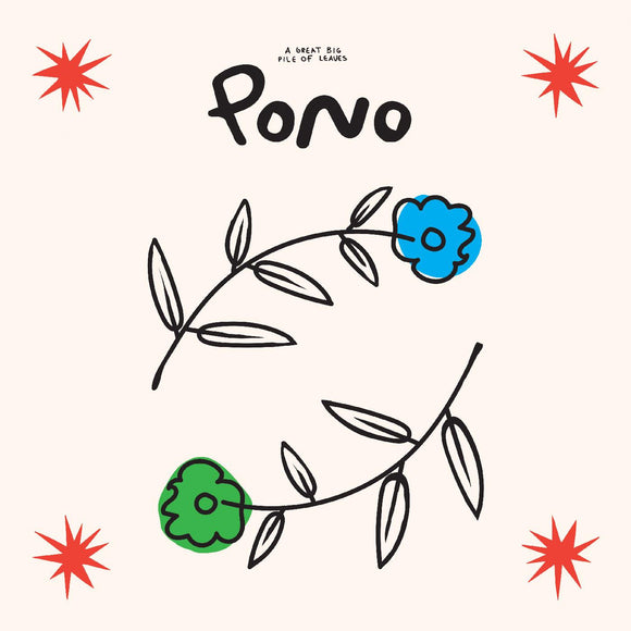 GREAT BIG PILE OF LEAVES – PONO (LIMITED WHITE GREEN & BLUE MARBLED VINYL) - LP •