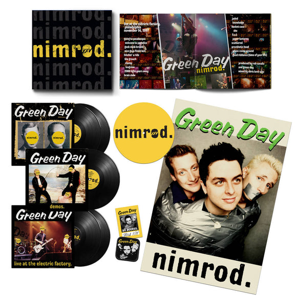 GREEN DAY – NIMROD (25TH ANNIVERSARY EDITION) (5LP BOX SET BLACK VINYL) - LP •