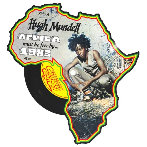 MUNDELL,HUGH / AUGUSTUS,PABLO <br/> <small>AFRICA MUST BE FREE BY 1983 (SHAPED PICTURE DISC) (RSD23) </small>