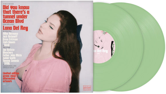 DEL REY,LANA – DID YOU KNOW THAT THERE’S A TUNNEL UNDER OCEAN BLVD  (INDIE EXCLUSIVE LIGHT GREEN VINYL / ALTERNATE COVER ART) - LP •