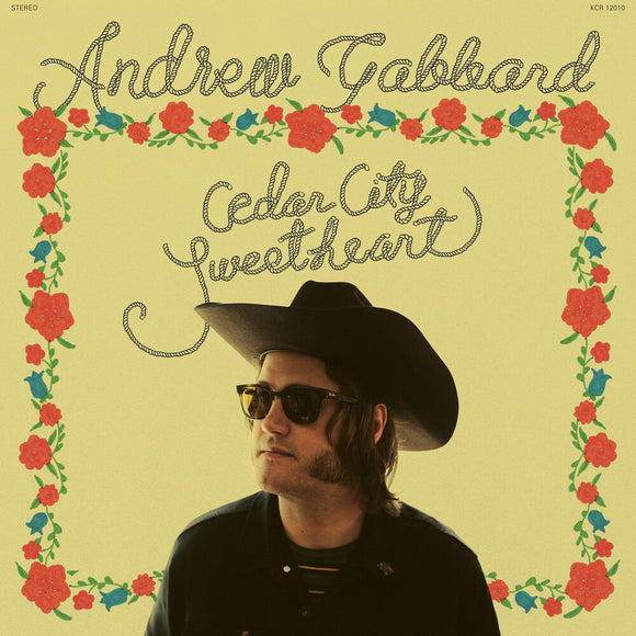 GABBARD,ANDREW – CEDAR CITY SWEETHEART (CLEAR WITH YELLOW AND RED SWIRL) - LP •