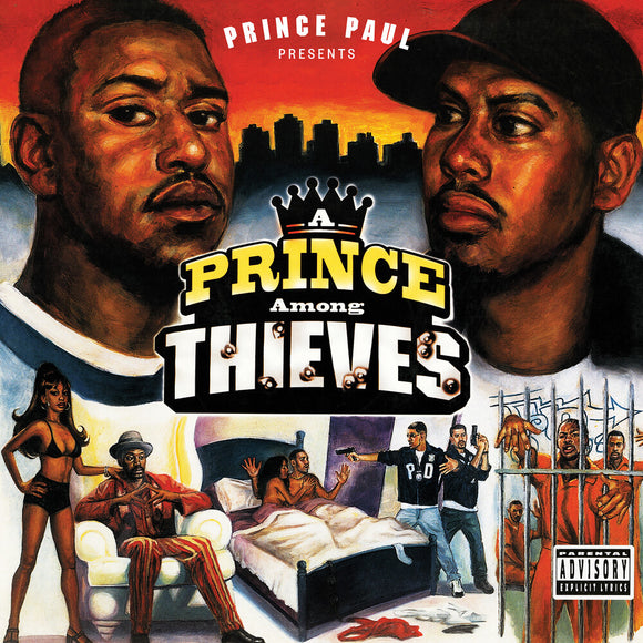 PRINCE PAUL – PRINCE AMONG THIEVES (YELLOW/RED SPLATTER) - LP •
