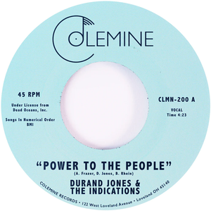 DURAND JONES & THE INDICATIONS – POWER TO THE PEOPLE - 7" •